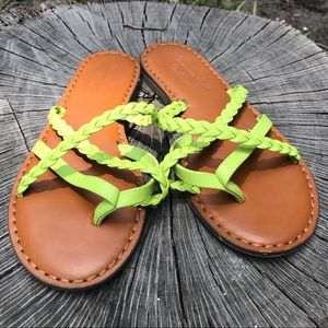 American Eagle | Lime Green Sandals
